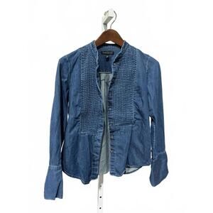 Banana Republic Women's Denim Classic Casual Shirt XS